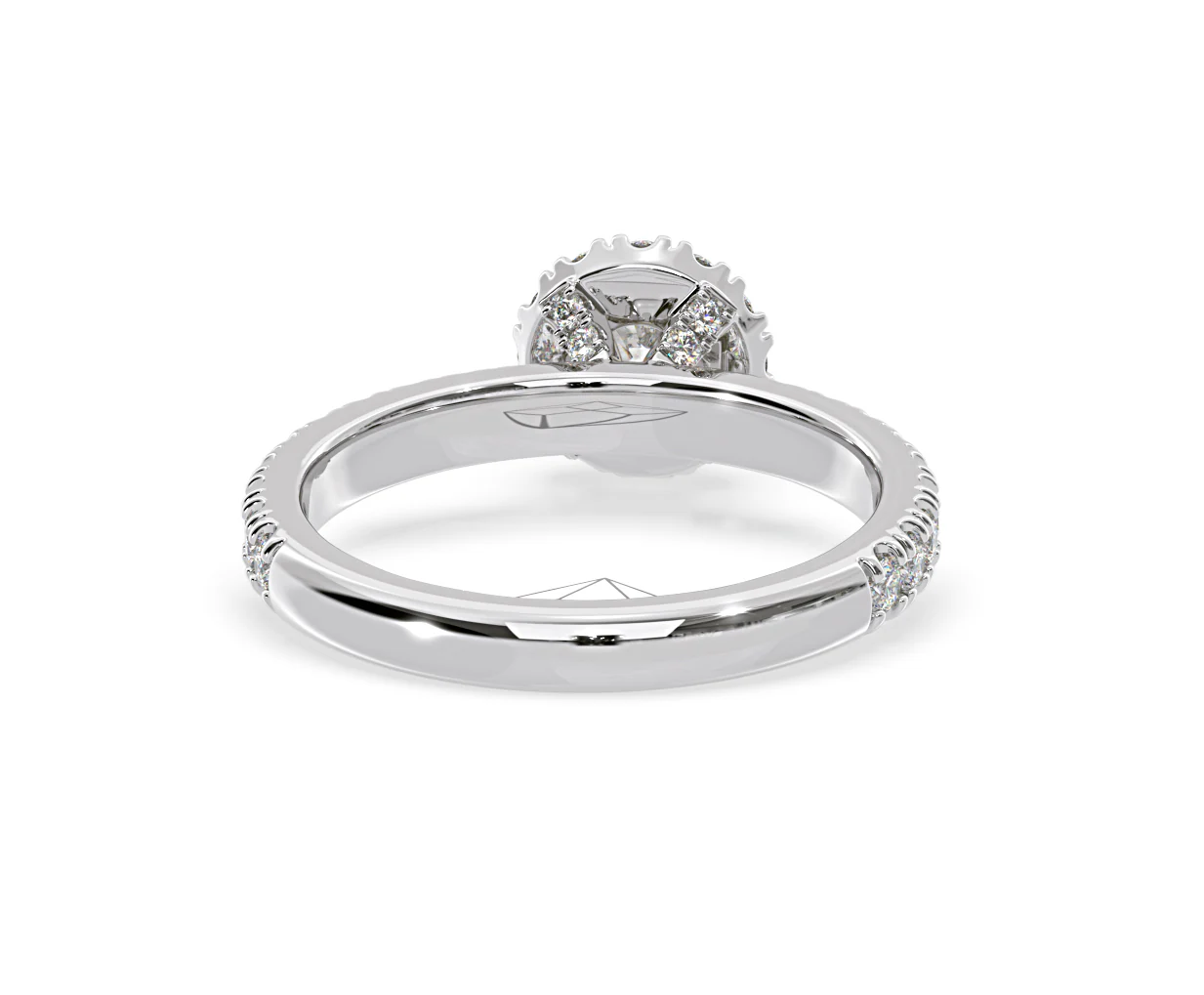 Alessandra Diamond Engagement Ring 18KW Gold 1.10CT G/SI2 - Image 48