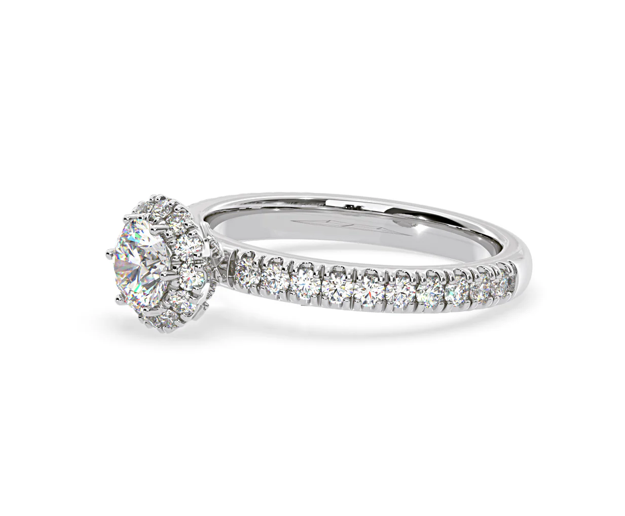 Alessandra GIA Diamond Engagement Ring 18KW Gold 1.35CT G/SI1 - Image 19