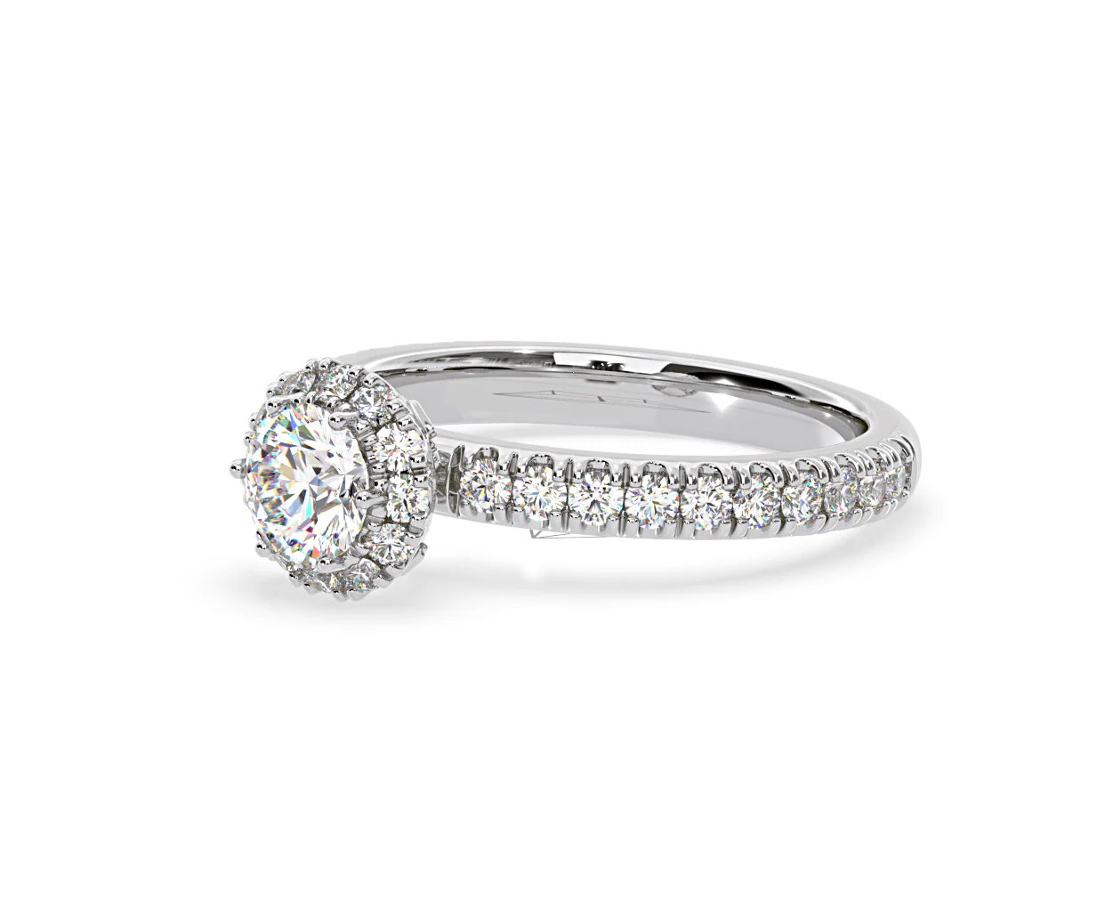 Alessandra GIA Diamond Engagement Ring 18KW Gold 1.35CT G/SI2 - Image 16