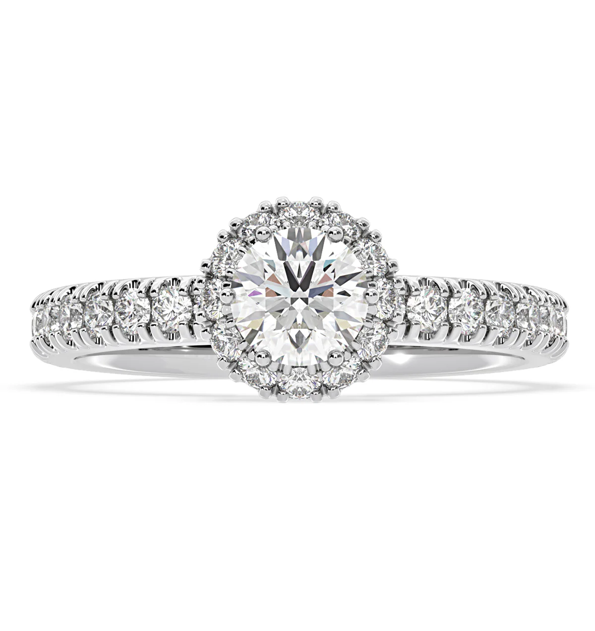 Alessandra GIA Diamond Engagement Ring 18KW Gold 1.35CT G/SI2 - Image 3