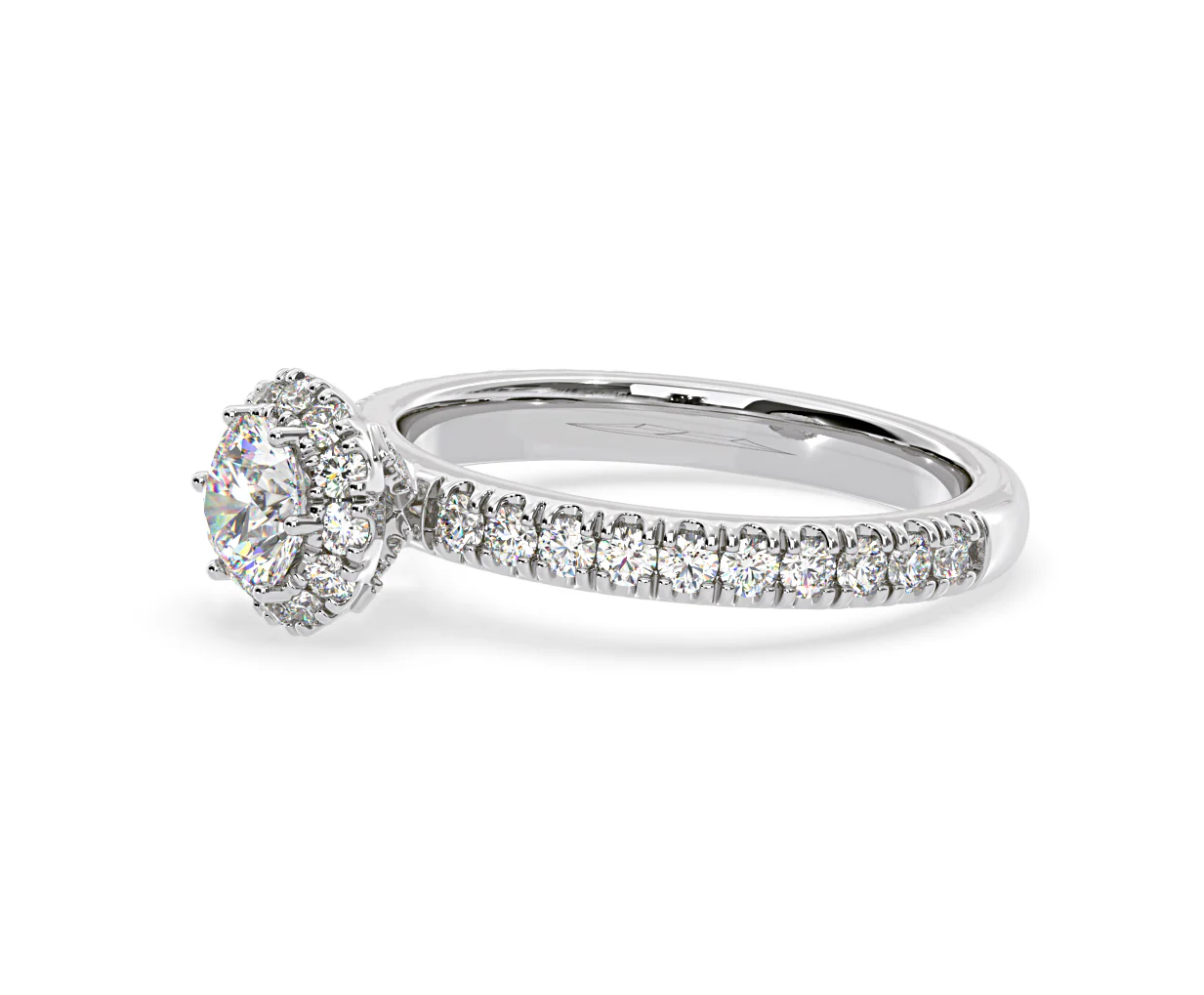 Alessandra GIA Diamond Engagement Ring Platinum 1.35CT G/VS1 - Image 20