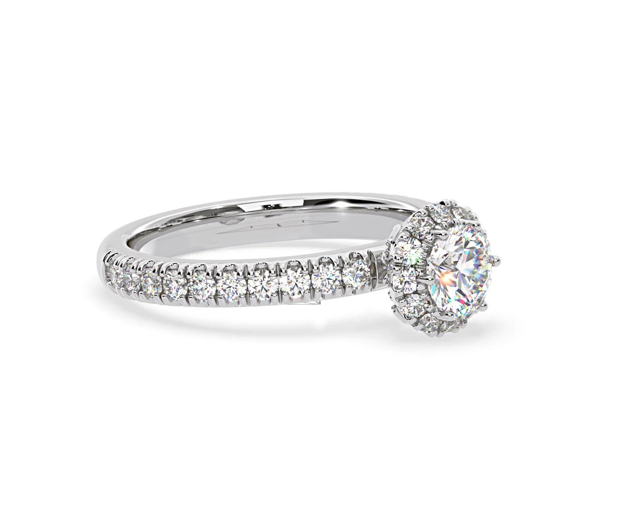 Alessandra GIA Diamond Engagement Ring Platinum 1.35CT G/VS1 - Image 76