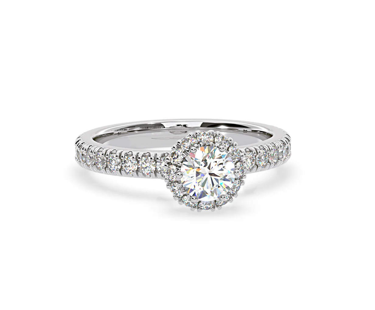 Alessandra GIA Diamond Engagement Ring Platinum 1.35CT G/VS1 - Image 84