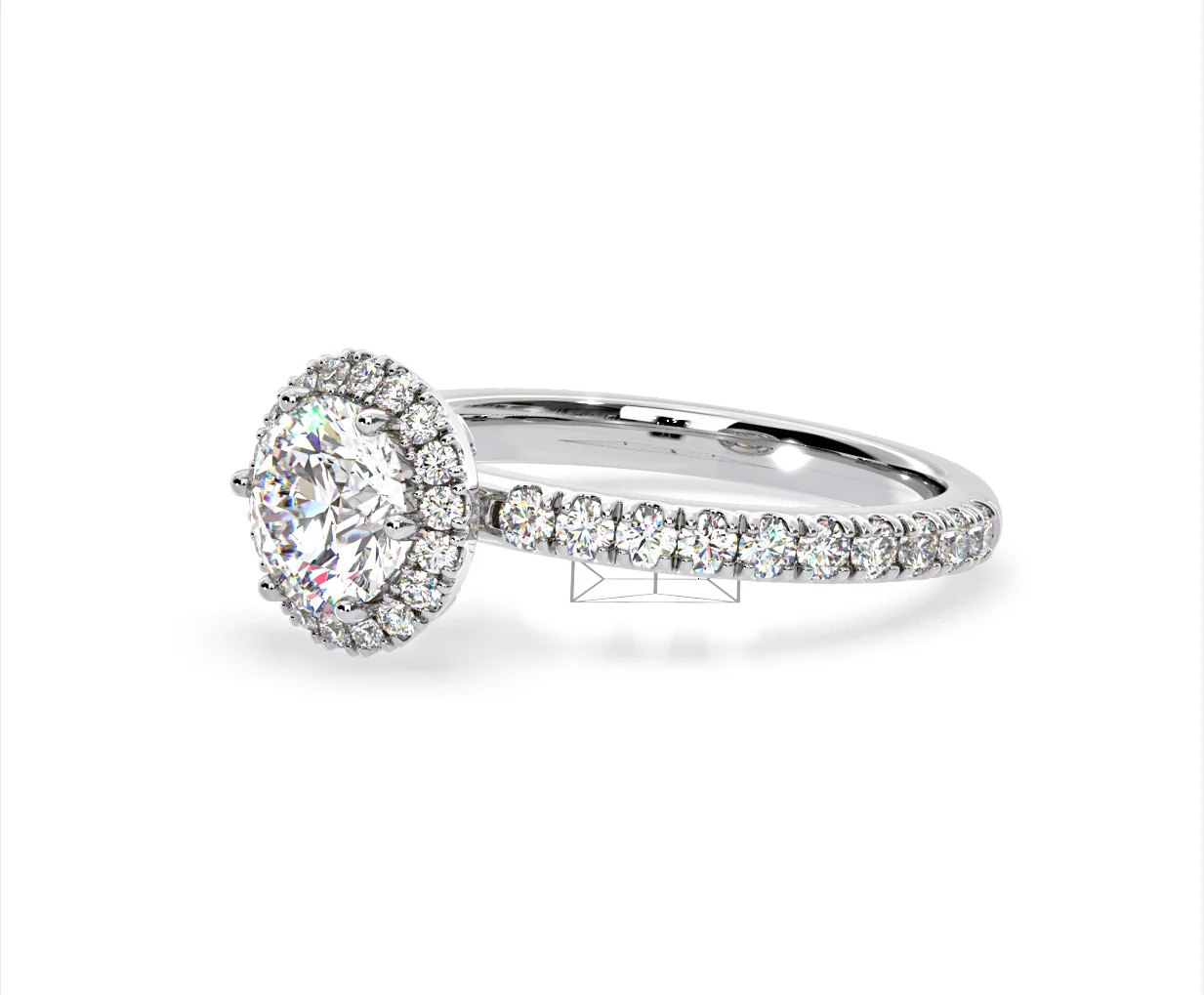 Alessandra GIA Diamond Engagement Ring Platinum 1.60CT G/VS2 - Image 17