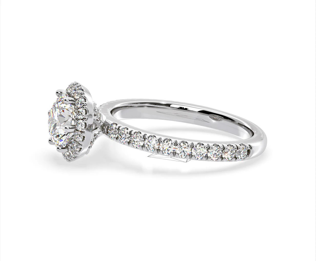 Alessandra GIA Diamond Engagement Ring Platinum 1.60CT G/VS2 - Image 23