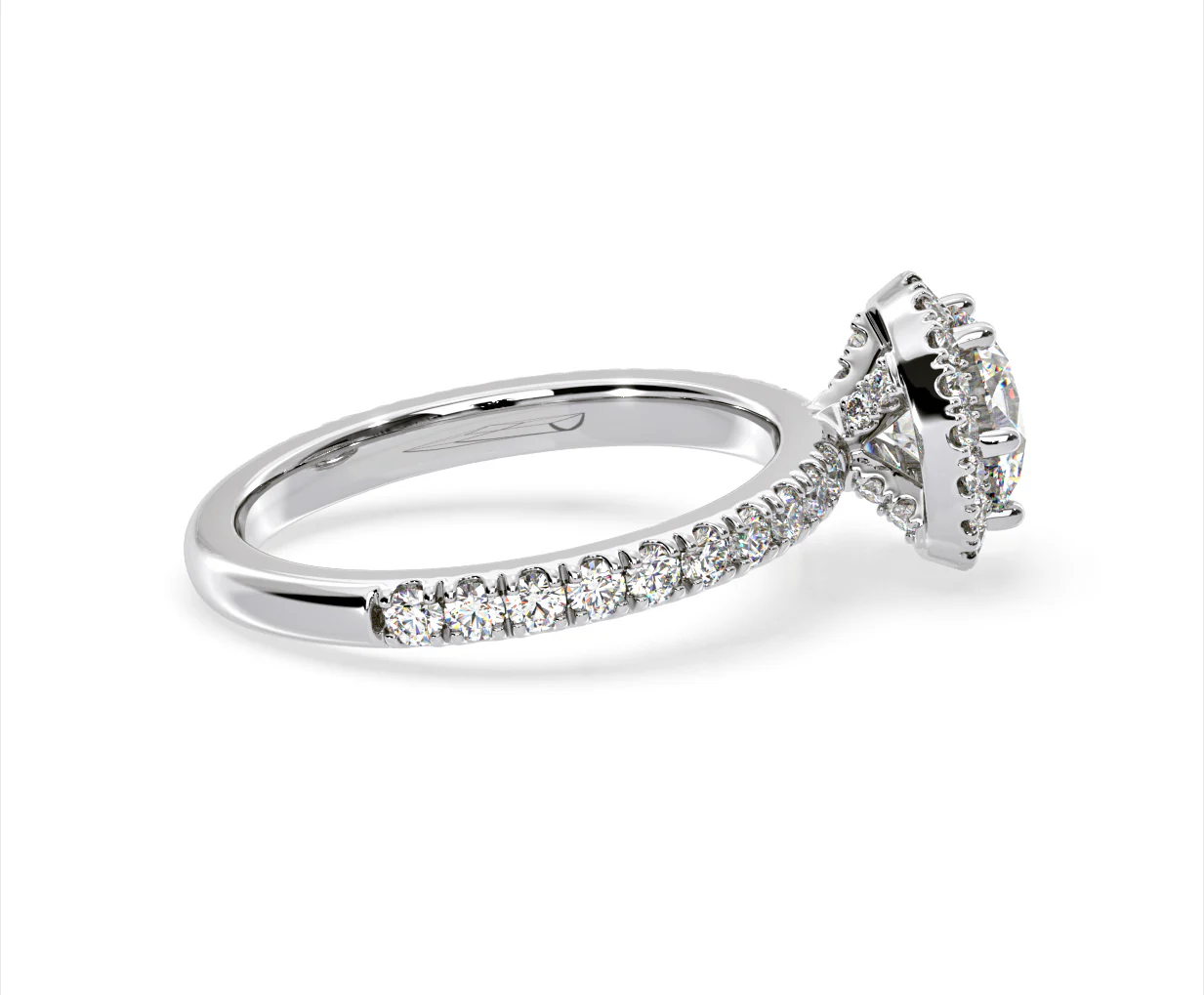Alessandra GIA Diamond Engagement Ring Platinum 1.60CT G/VS2 - Image 64