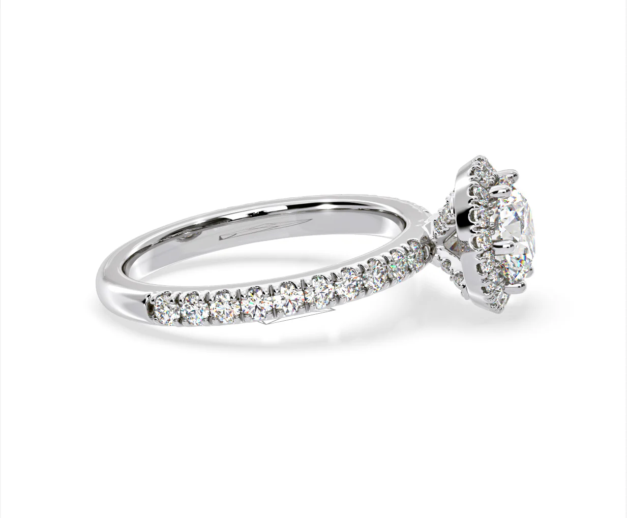Alessandra GIA Diamond Engagement Ring Platinum 1.60CT G/VS2 - Image 68