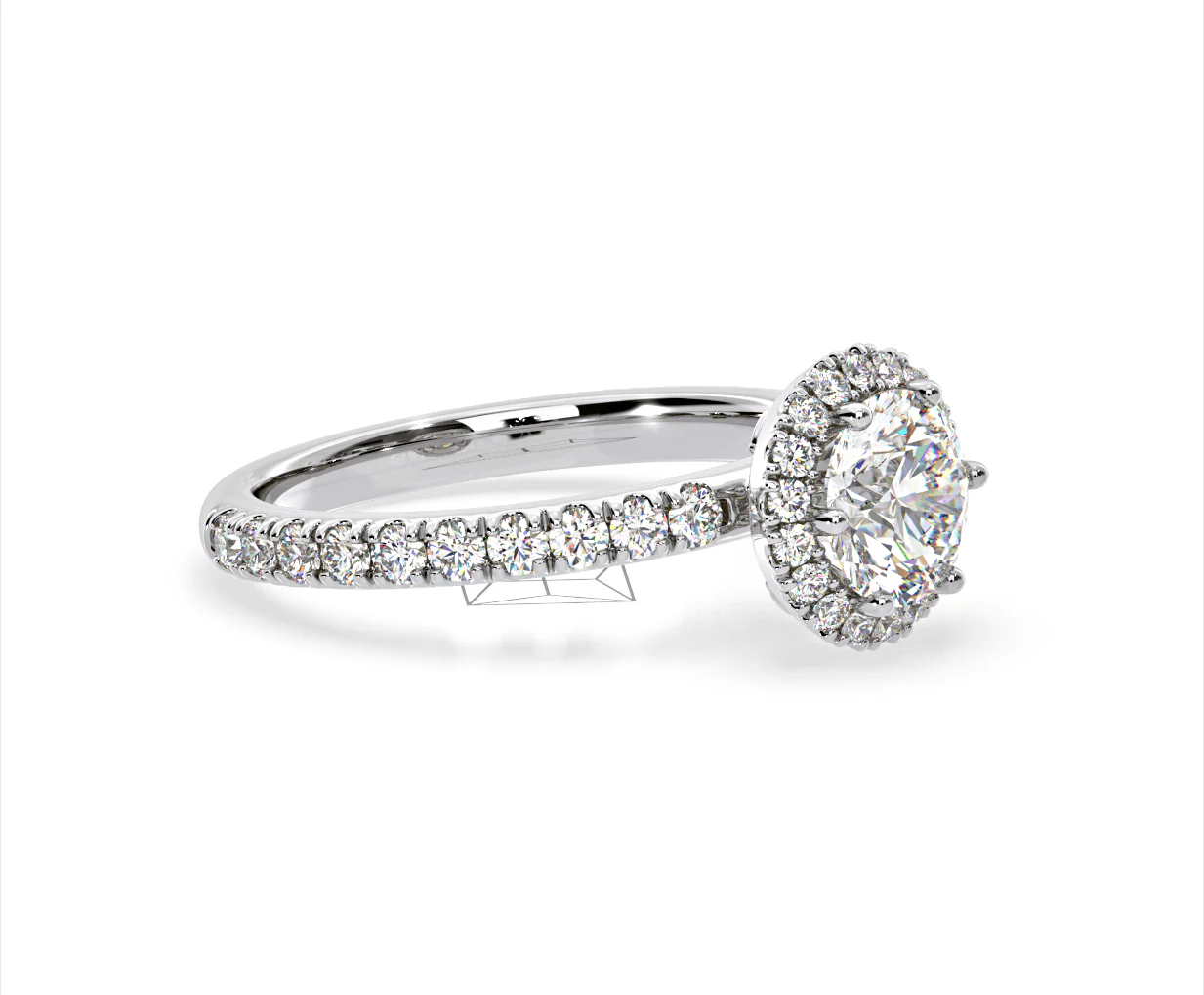 Alessandra GIA Diamond Engagement Ring Platinum 1.60CT G/VS2 - Image 75