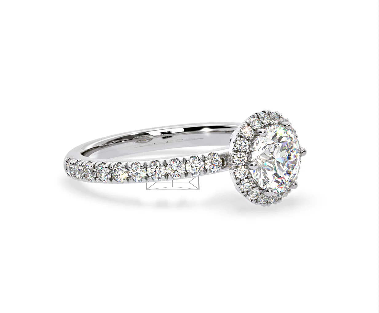 Alessandra GIA Diamond Engagement Ring Platinum 1.60CT G/VS2 - Image 76