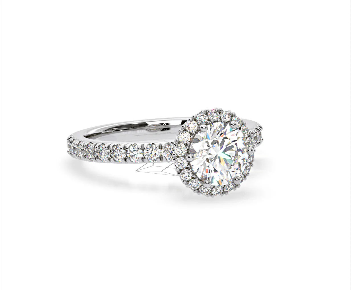 Alessandra GIA Diamond Engagement Ring Platinum 1.60CT G/VS2 - Image 81