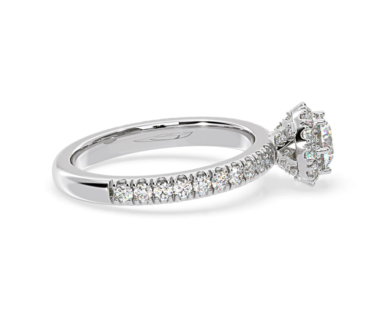Alessandra GIA Diamond Engagement Ring Platinum 1.35CT G/SI1 - Image 64