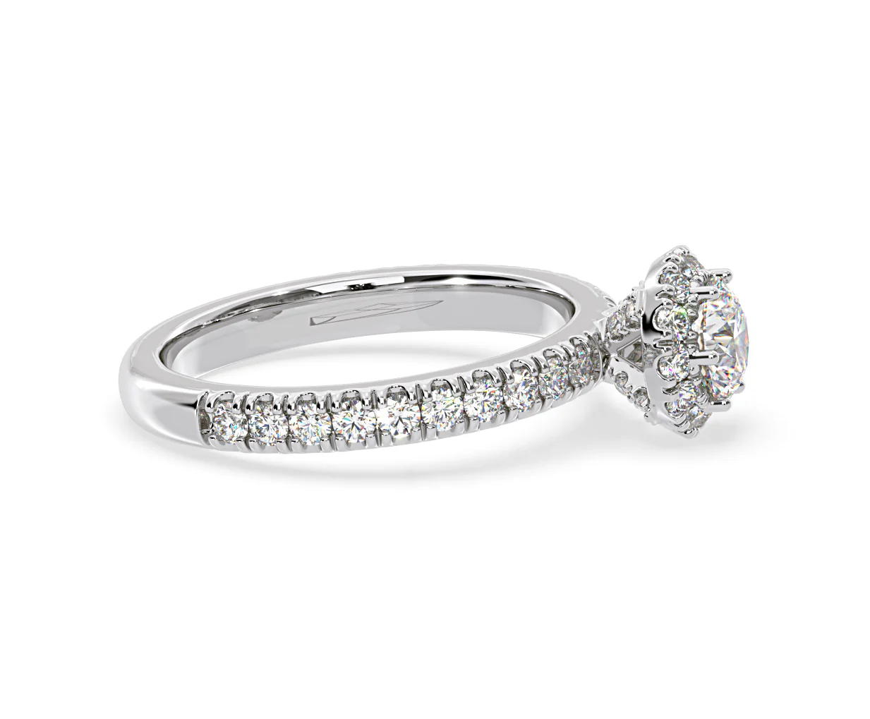 Alessandra GIA Diamond Engagement Ring Platinum 1.35CT G/SI1 - Image 67