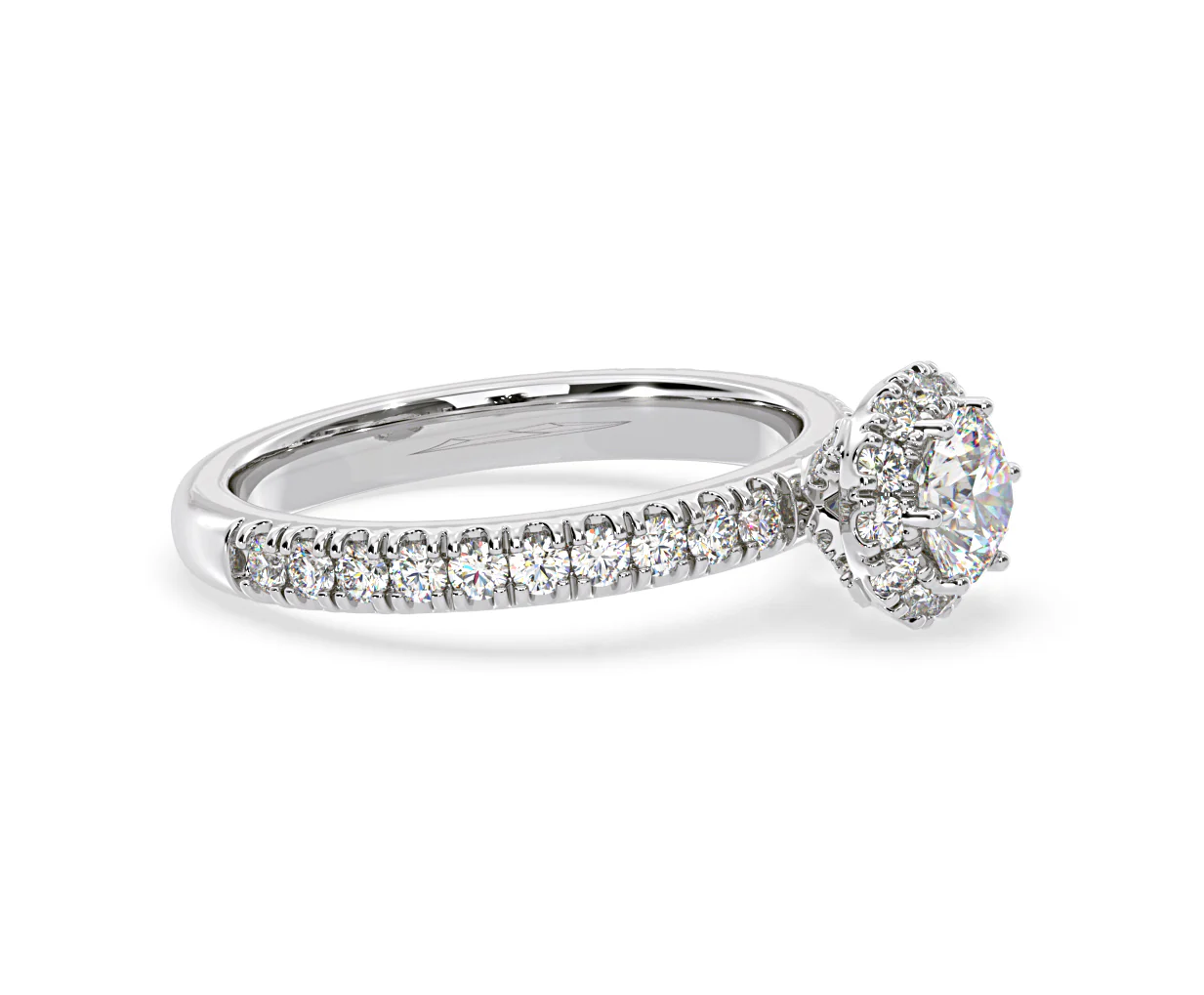 Alessandra GIA Diamond Engagement Ring Platinum 1.35CT G/SI1 - Image 70