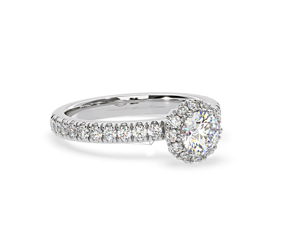 Alessandra GIA Diamond Engagement Ring Platinum 1.35CT G/SI1 - Image 77