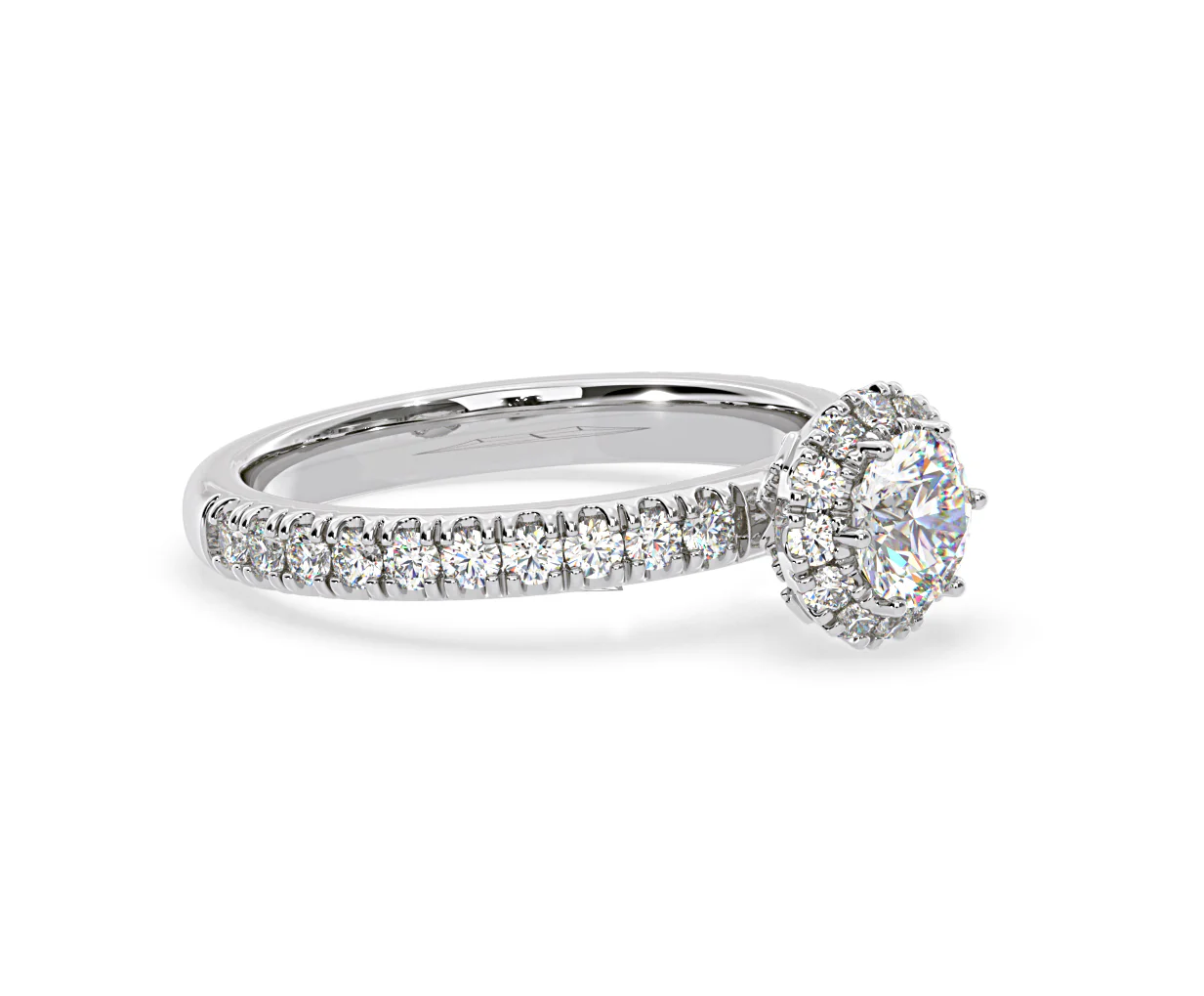 Alessandra GIA Diamond Engagement Ring Platinum 1.35CT G/VS2 - Image 75