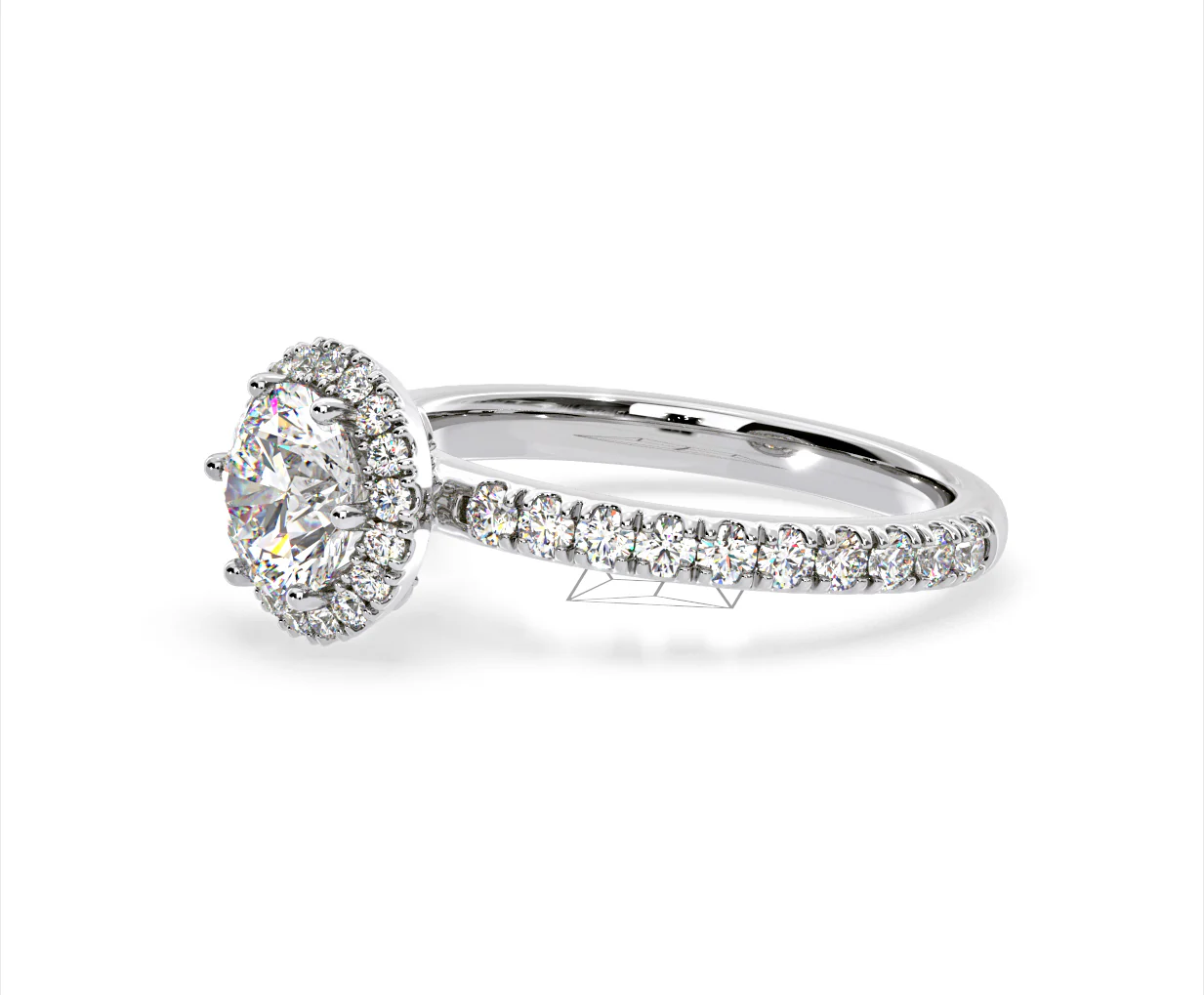 Alessandra GIA Diamond Engagement Ring Platinum 1.70CT G/VS2 - Image 19