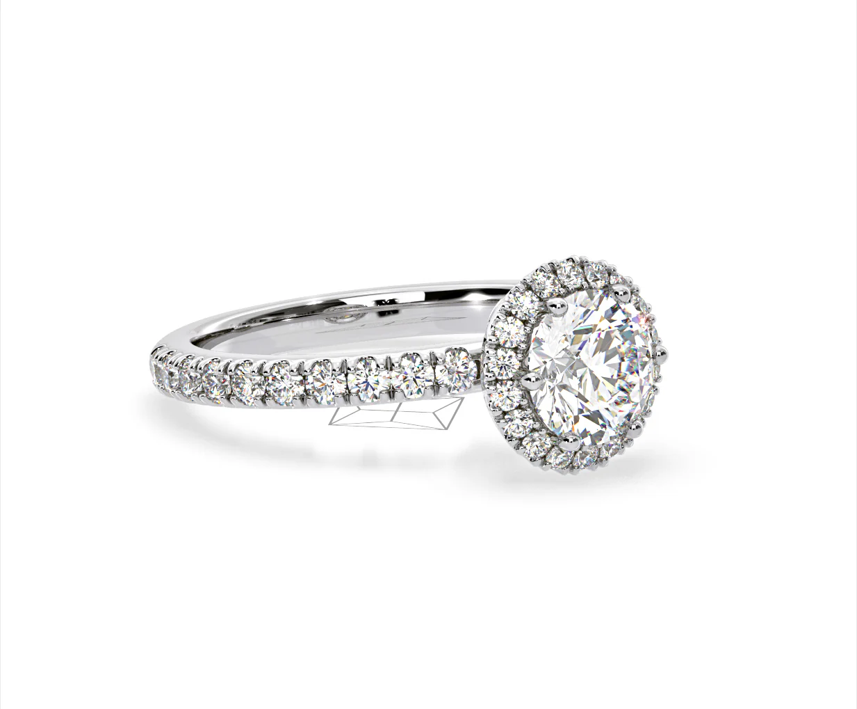 Alessandra GIA Diamond Engagement Ring Platinum 1.70CT G/VS2 - Image 78