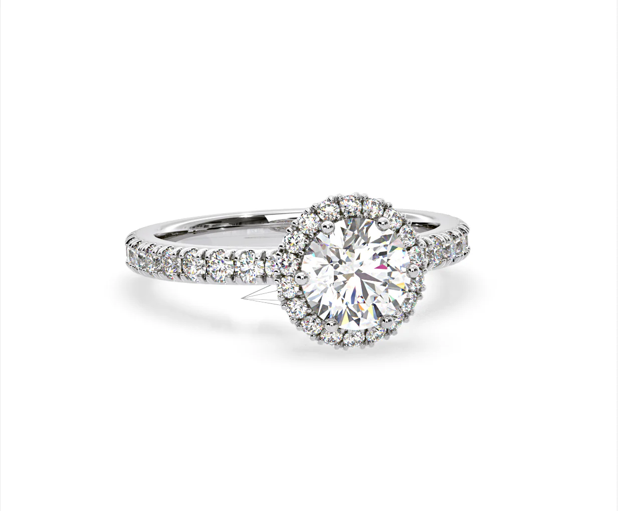 Alessandra GIA Diamond Engagement Ring Platinum 1.70CT G/VS2 - Image 83