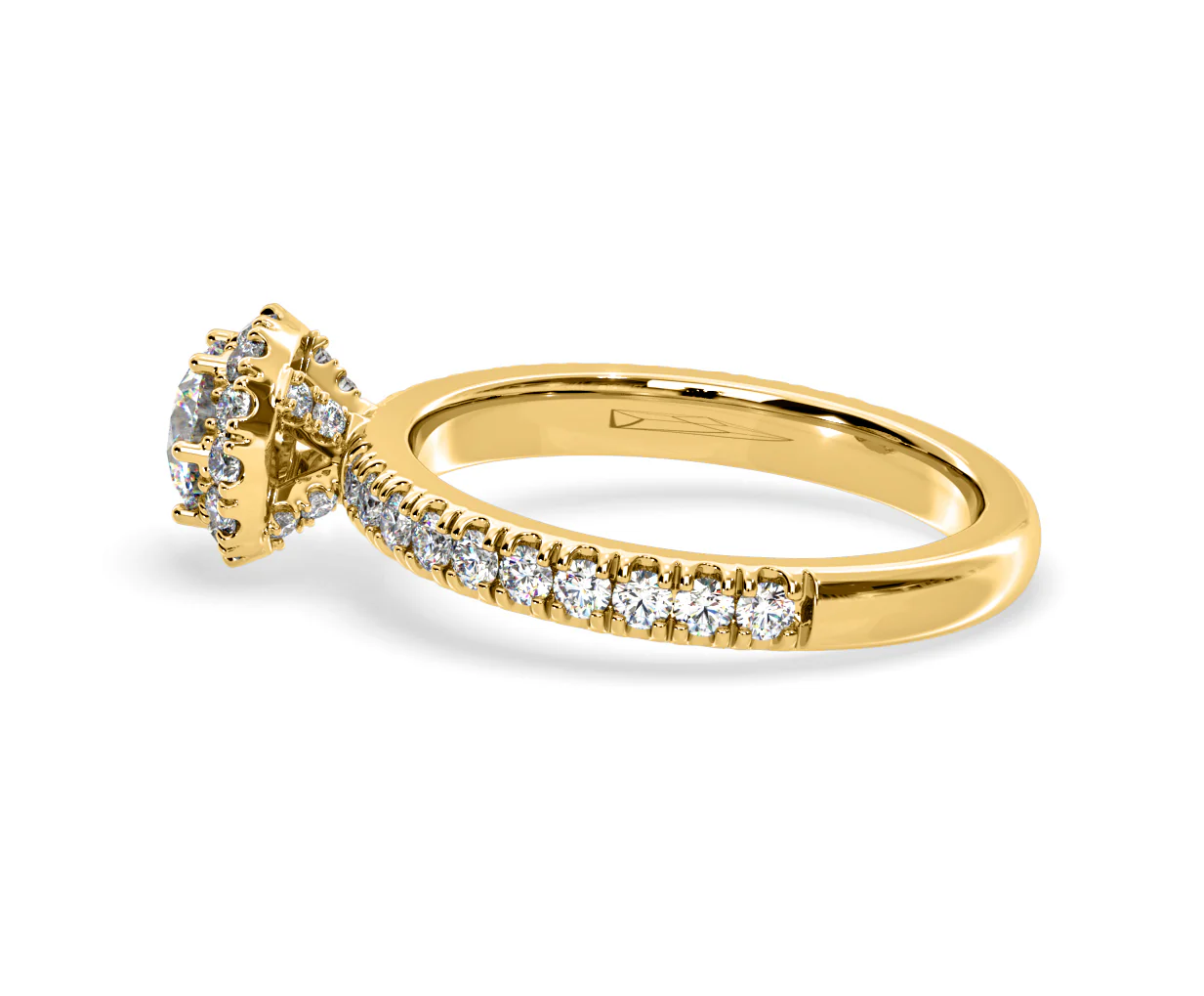 Alessandra Lab Diamond Engagement Ring 18K Gold 1.10CT F/VS1 - Image 29