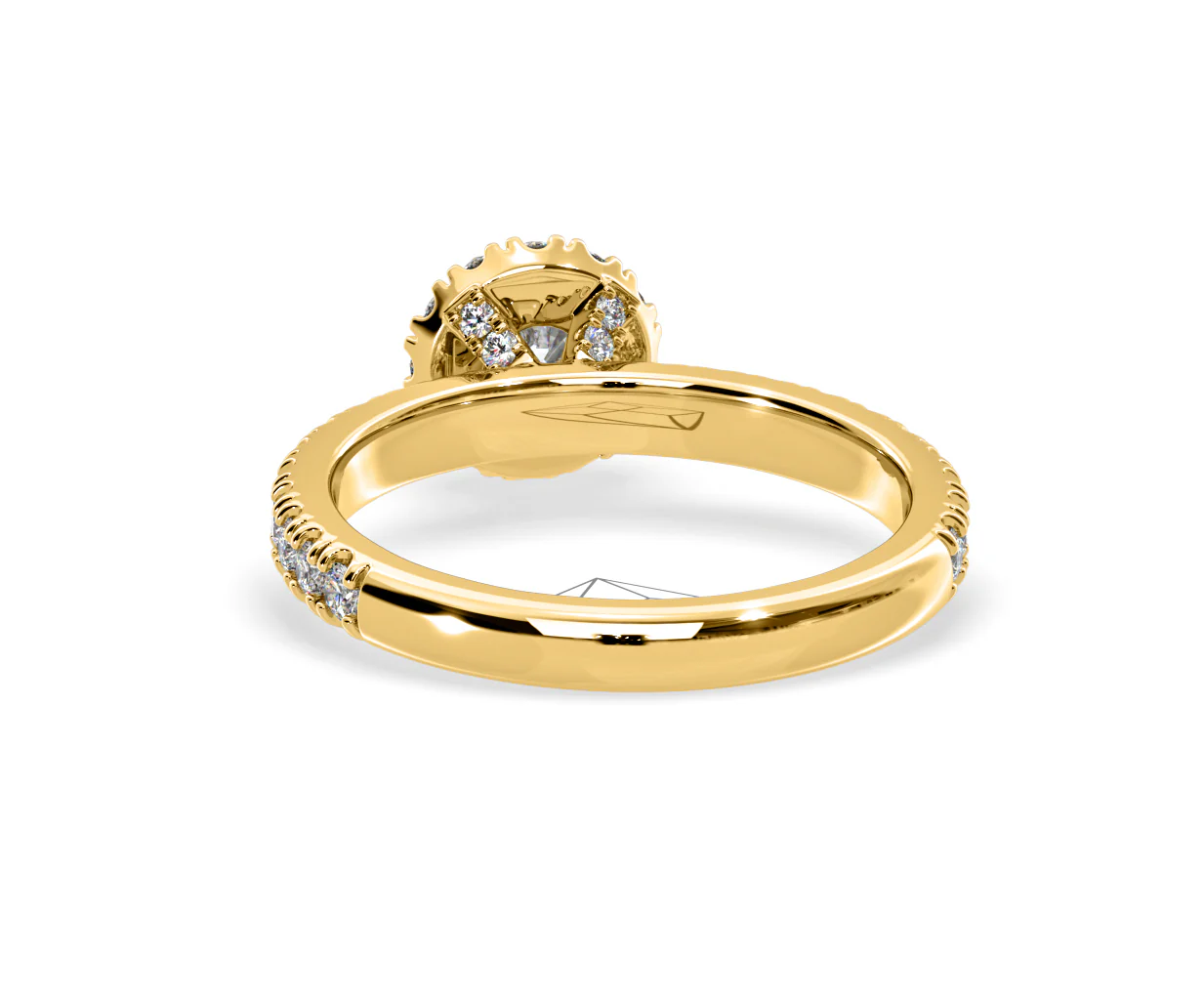 Alessandra Lab Diamond Engagement Ring 18K Gold 1.10CT F/VS1 - Image 44