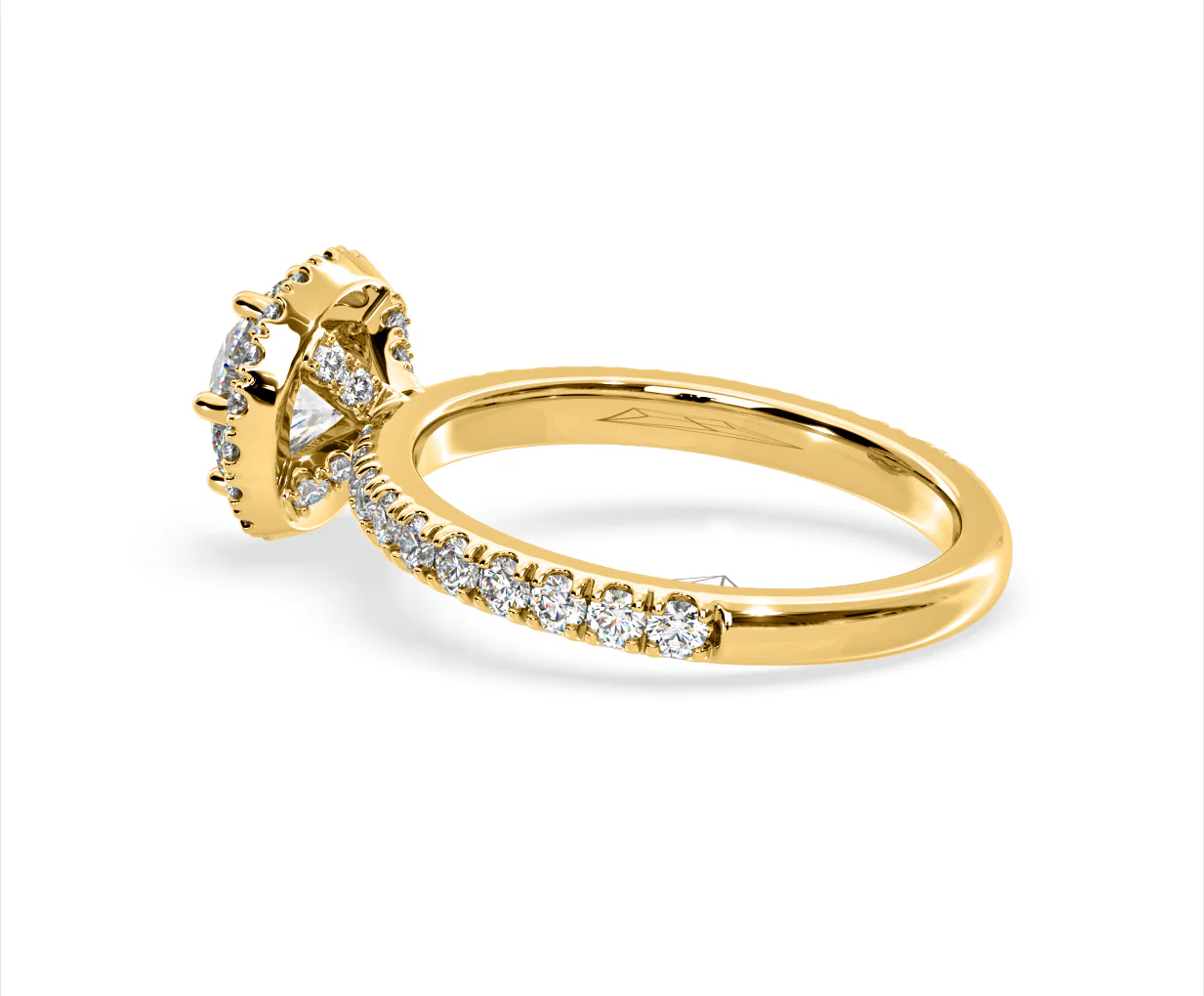 Alessandra Lab Diamond Engagement Ring 18K Gold 1.70CT F/VS1 - Image 33