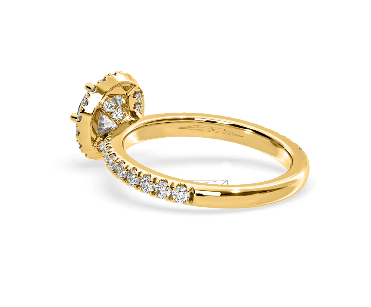 Alessandra Lab Diamond Engagement Ring 18K Gold 1.70CT F/VS1 - Image 36