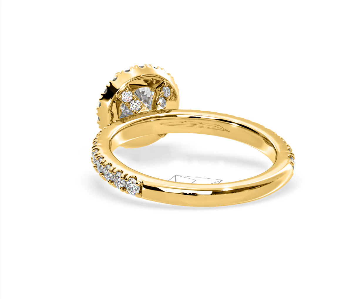 Alessandra Lab Diamond Engagement Ring 18K Gold 1.70CT F/VS1 - Image 41