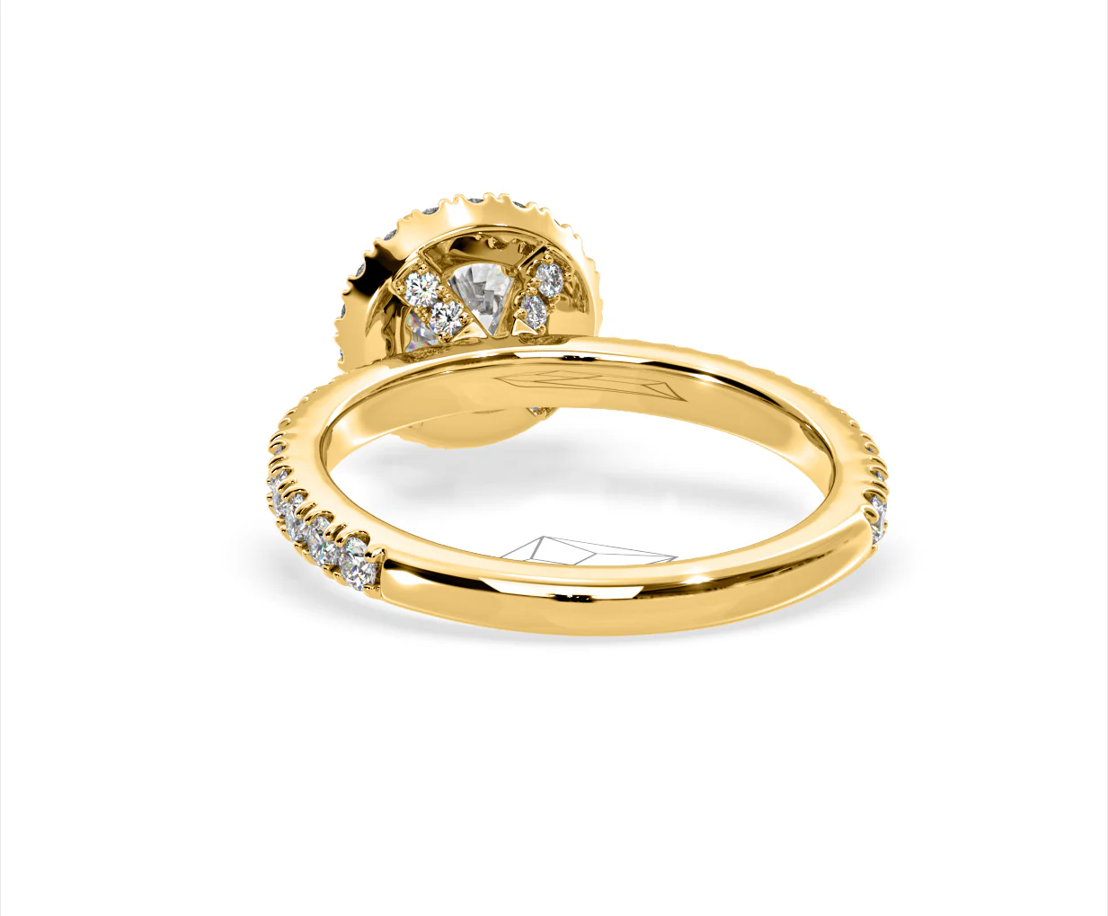 Alessandra Lab Diamond Engagement Ring 18K Gold 1.70CT F/VS1 - Image 43