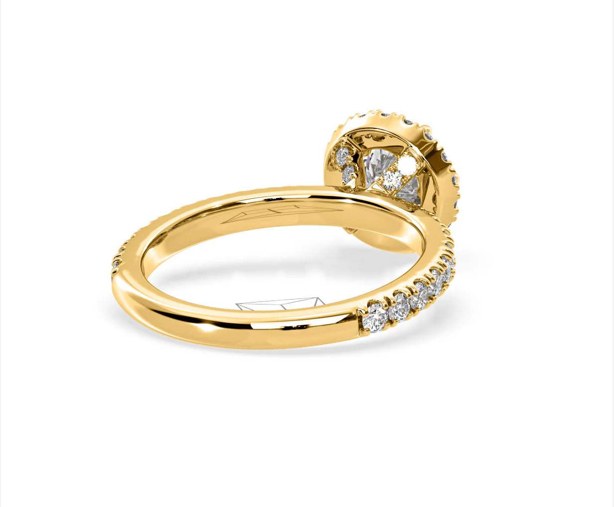 Alessandra Lab Diamond Engagement Ring 18K Gold 1.70CT F/VS1 - Image 53
