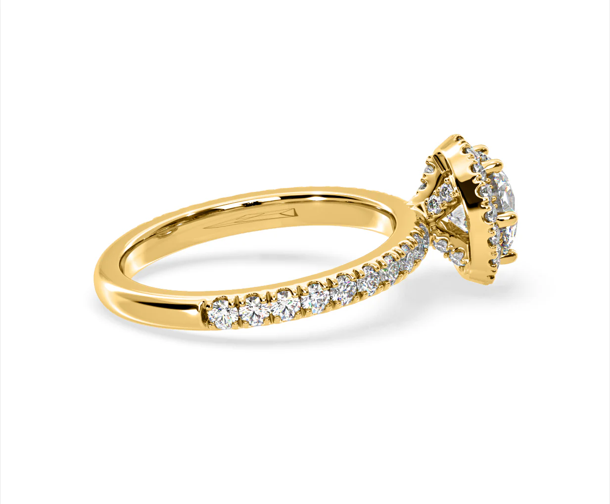 Alessandra Lab Diamond Engagement Ring 18K Gold 1.70CT F/VS1 - Image 63