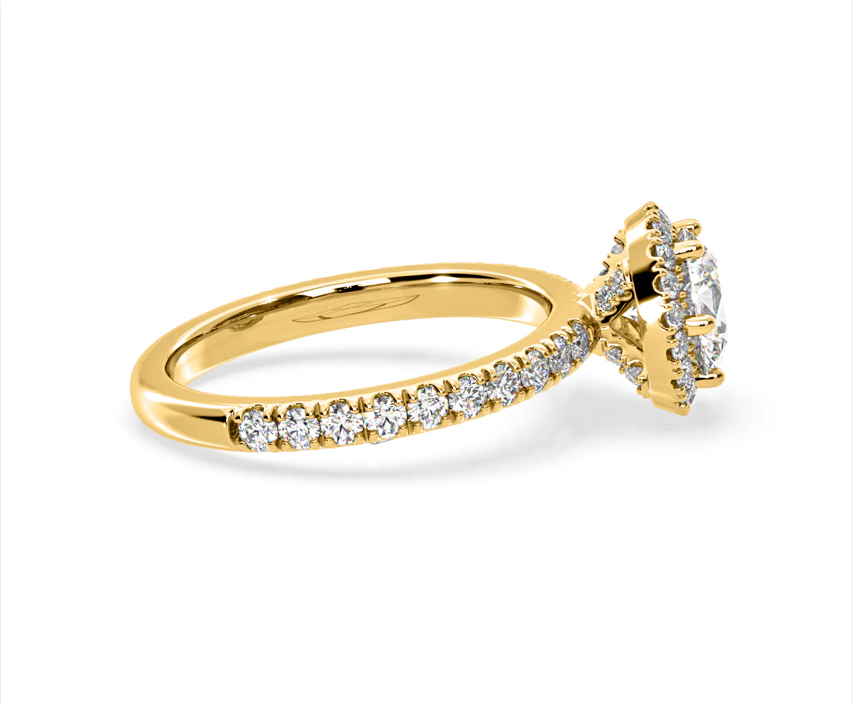 Alessandra Lab Diamond Engagement Ring 18K Gold 1.70CT F/VS1 - Image 66