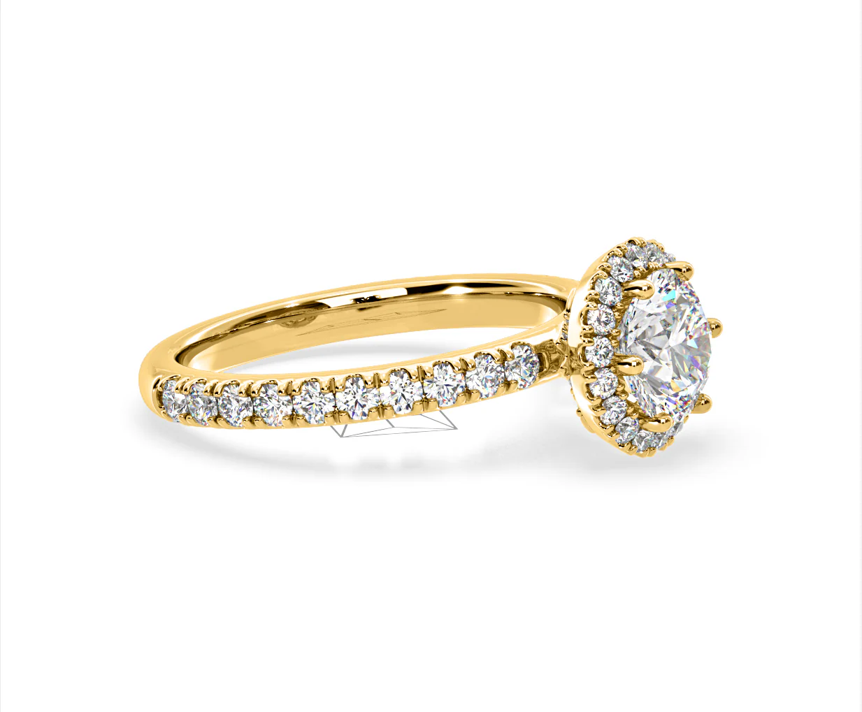 Alessandra Lab Diamond Engagement Ring 18K Gold 1.70CT F/VS1 - Image 73