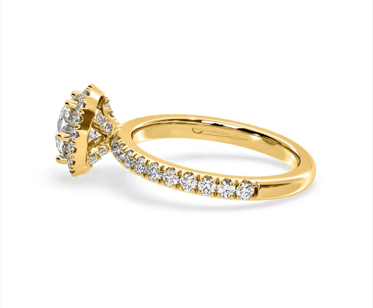 Alessandra Lab Diamond Engagement Ring 18K Gold 2.10CT F/VS1 - Image 29