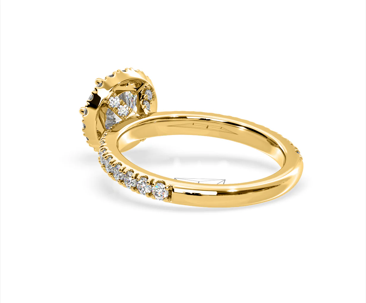 Alessandra Lab Diamond Engagement Ring 18K Gold 2.10CT F/VS1 - Image 38
