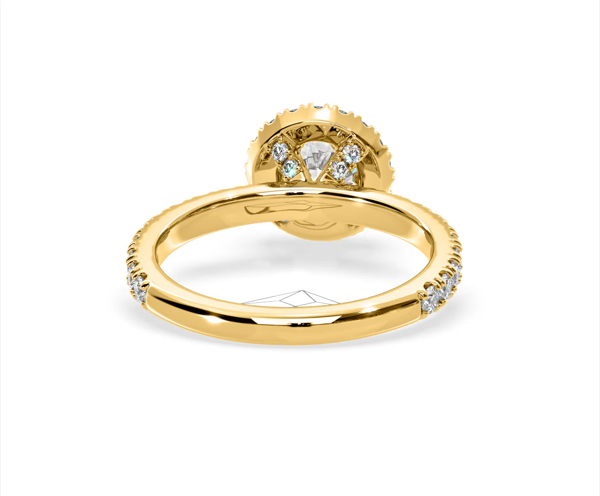 Alessandra Lab Diamond Engagement Ring 18K Gold 2.10CT F/VS1 - Image 48
