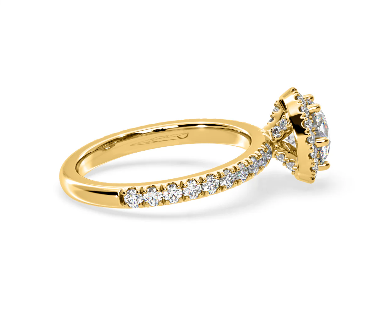 Alessandra Lab Diamond Engagement Ring 18K Gold 2.10CT F/VS1 - Image 64