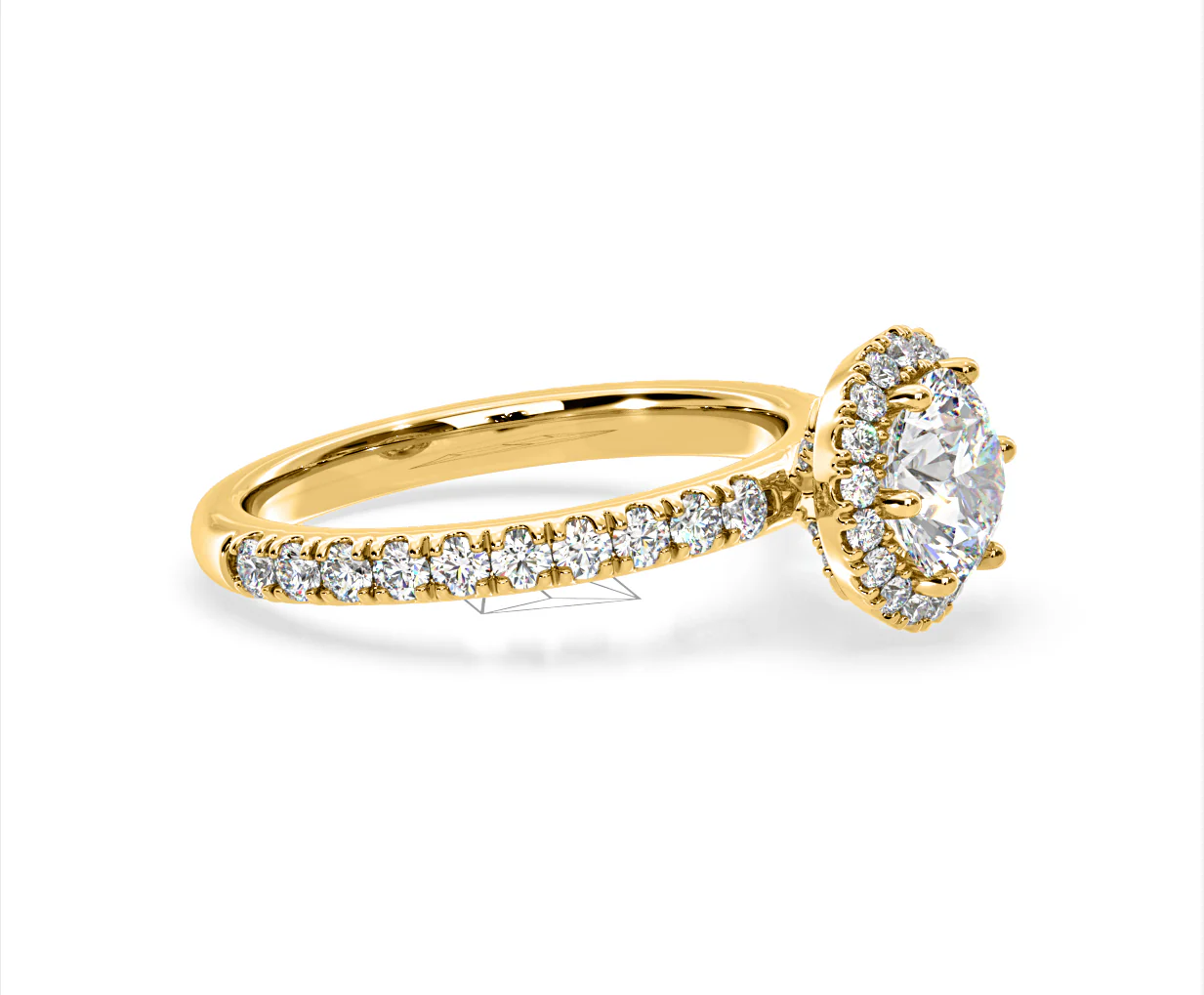 Alessandra Lab Diamond Engagement Ring 18K Gold 2.10CT F/VS1 - Image 72