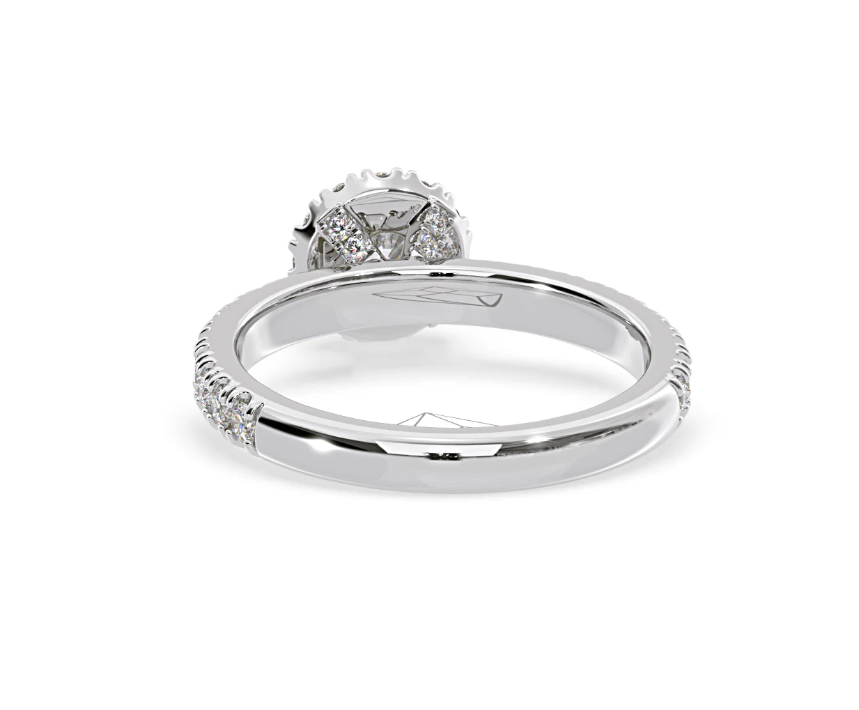 Alessandra Lab Diamond Engagement Ring 18KW Gold 1.10CT F/VS1 - Image 44