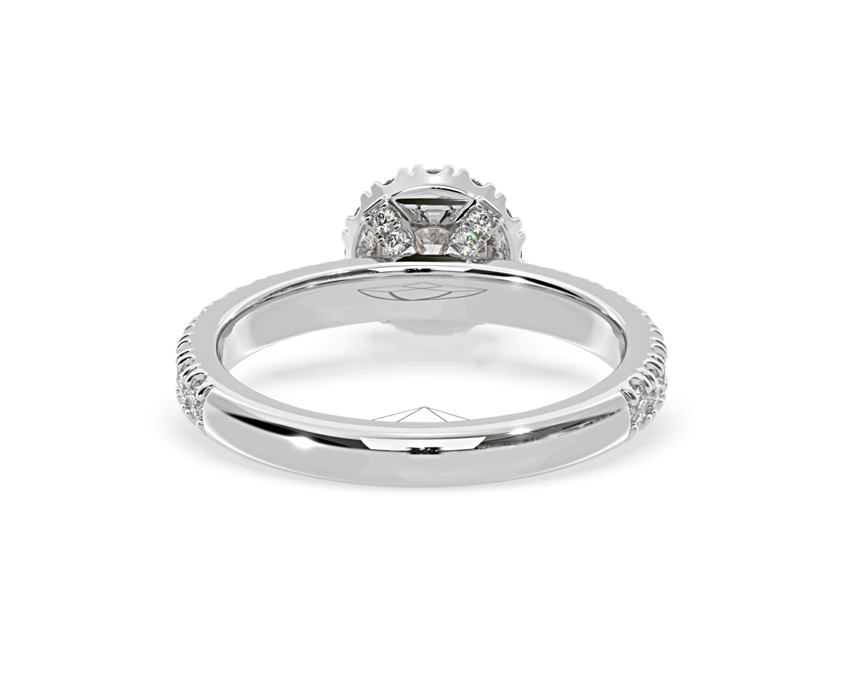 Alessandra Lab Diamond Engagement Ring 18KW Gold 1.10CT F/VS1 - Image 47