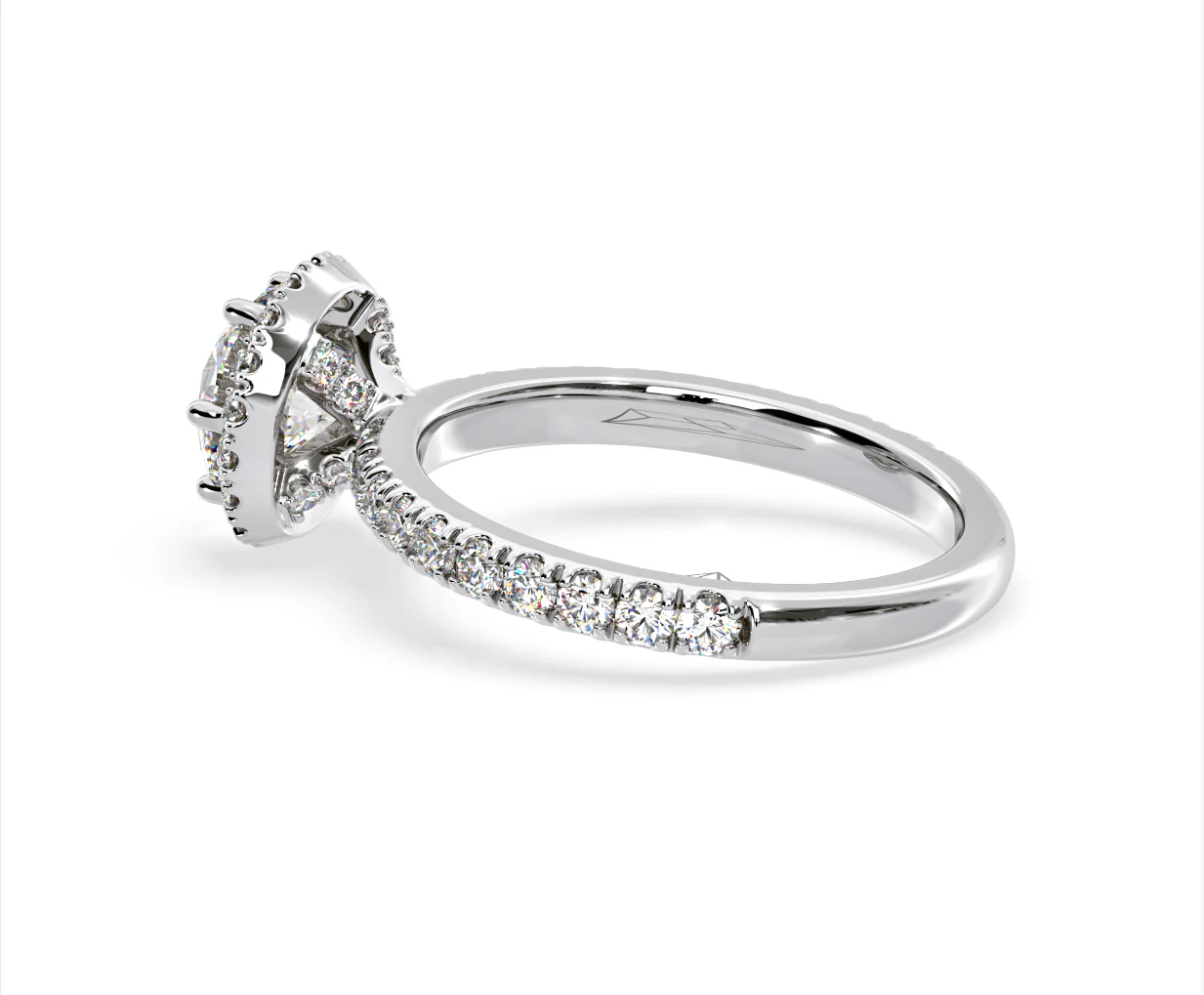 Alessandra Lab Diamond Engagement Ring 18KW Gold 1.70CT F/VS1 - Image 32