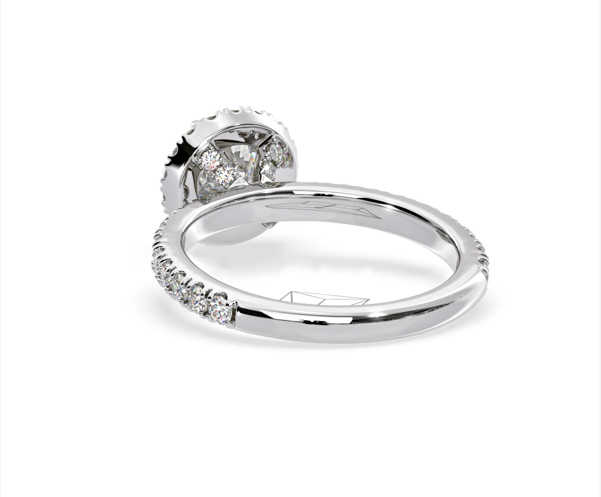 Alessandra Lab Diamond Engagement Ring 18KW Gold 1.70CT F/VS1 - Image 41