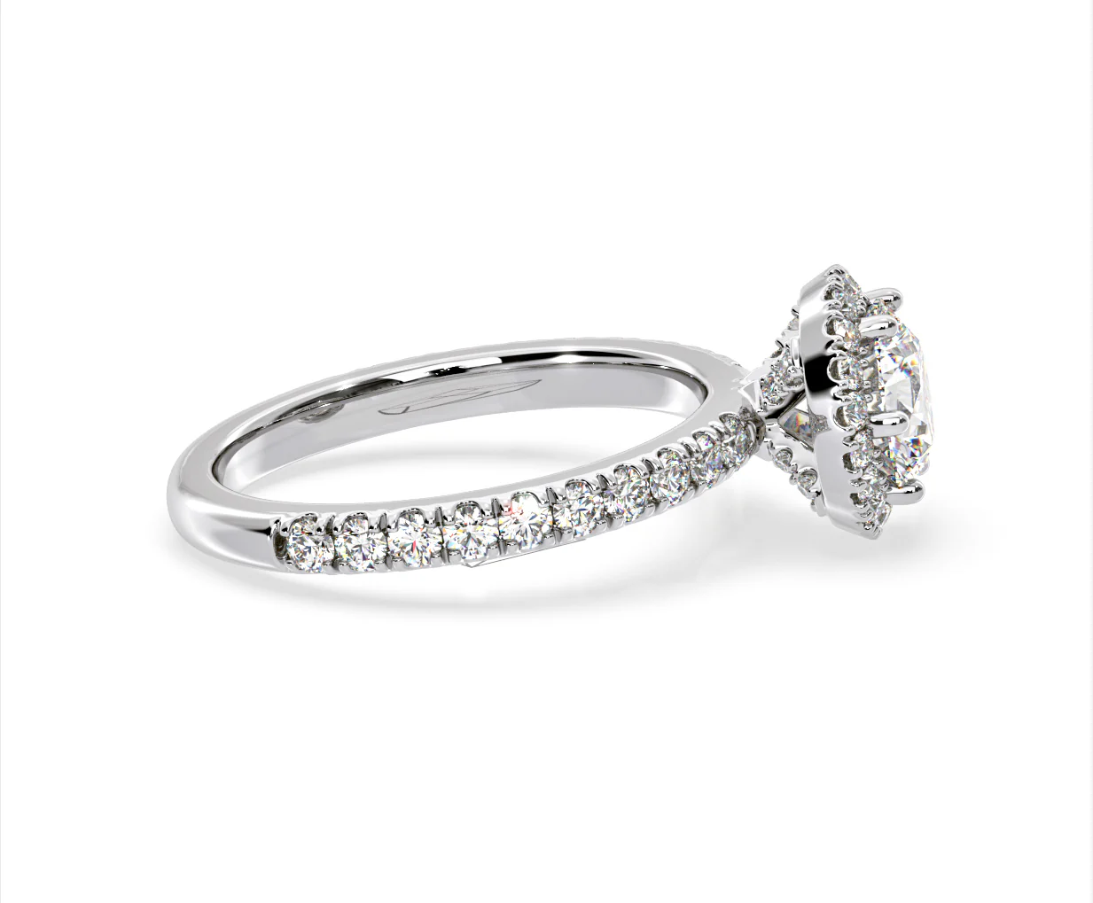 Alessandra Lab Diamond Engagement Ring 18KW Gold 1.70CT F/VS1 - Image 67