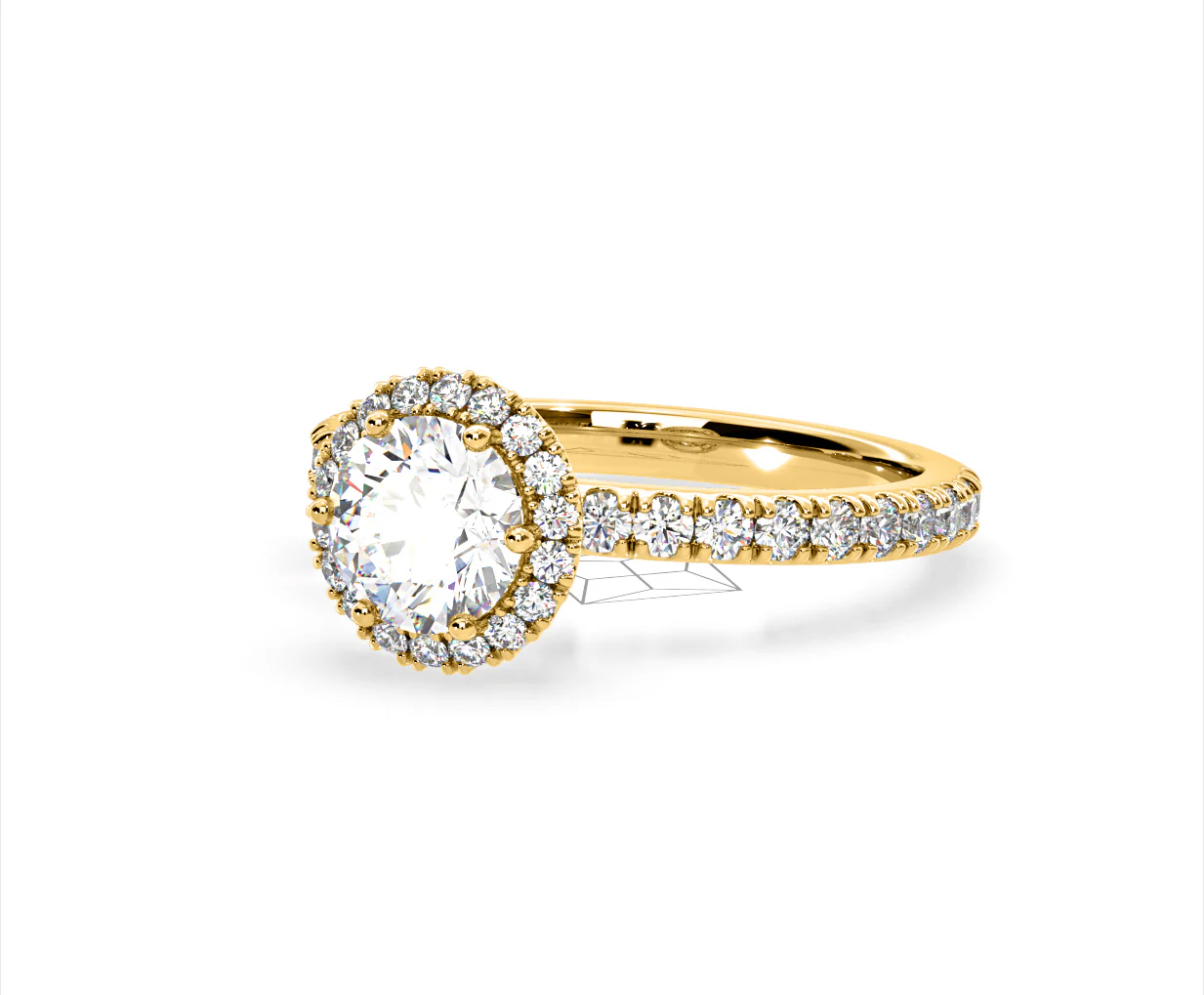 Alessandra Lab Diamond Engagement Ring 18KW Gold 2.60CT F/VS1 - Image 13