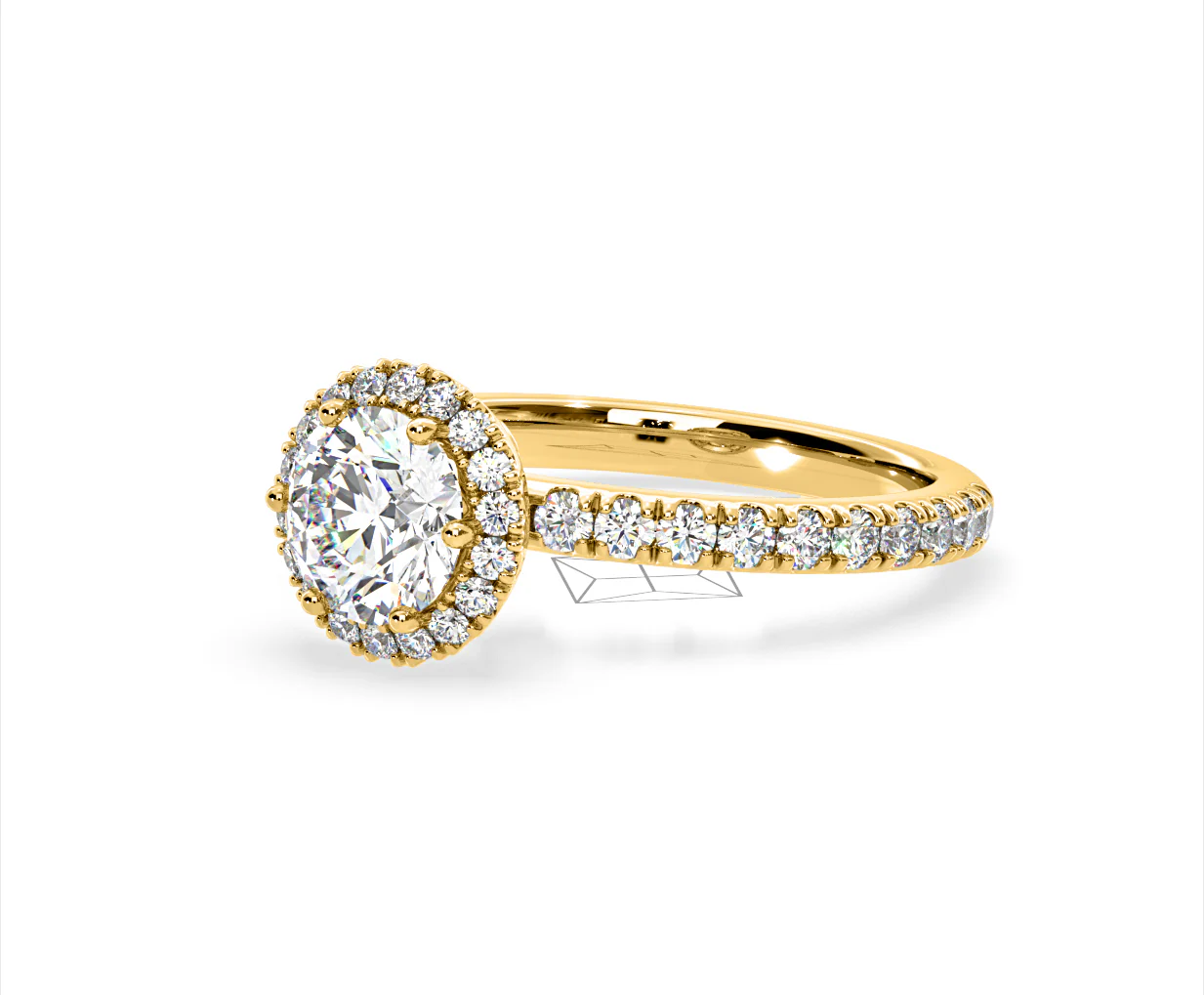 Alessandra Lab Diamond Engagement Ring 18KW Gold 2.60CT F/VS1 - Image 15