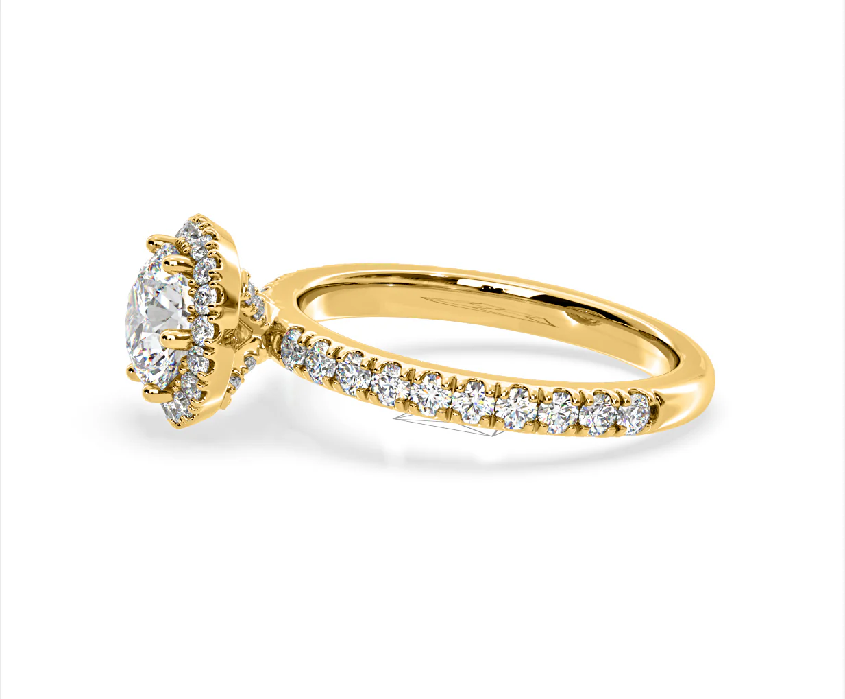 Alessandra Lab Diamond Engagement Ring 18KW Gold 2.60CT F/VS1 - Image 24