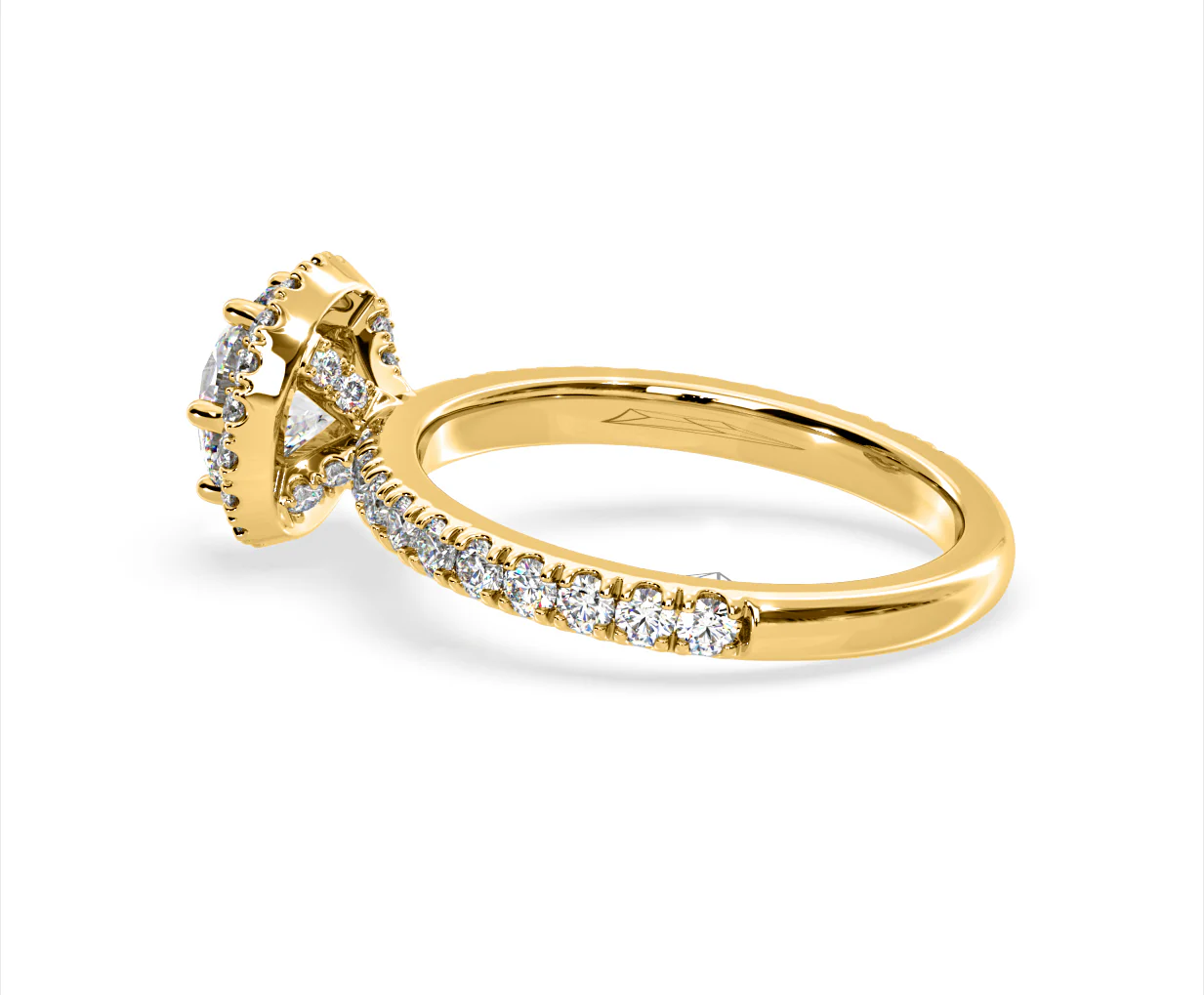 Alessandra Lab Diamond Engagement Ring 18KW Gold 2.60CT F/VS1 - Image 32