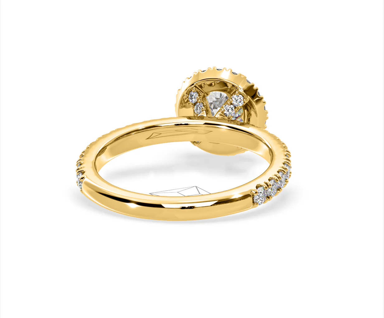 Alessandra Lab Diamond Engagement Ring 18KW Gold 2.60CT F/VS1 - Image 50