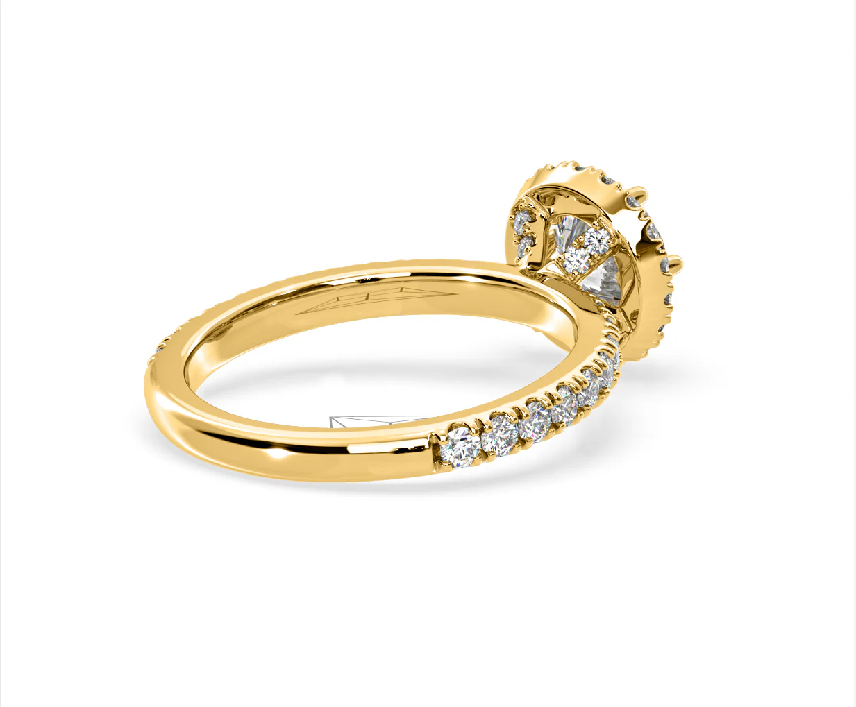 Alessandra Lab Diamond Engagement Ring 18KW Gold 2.60CT F/VS1 - Image 56