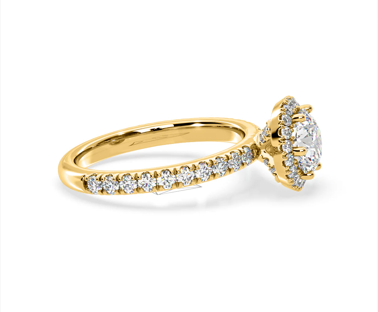 Alessandra Lab Diamond Engagement Ring 18KW Gold 2.60CT F/VS1 - Image 69
