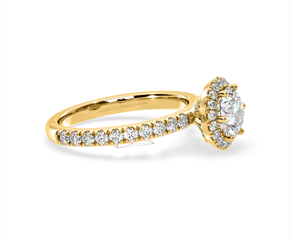 Alessandra Lab Diamond Engagement Ring 18KW Gold 2.60CT F/VS1 - Image 71